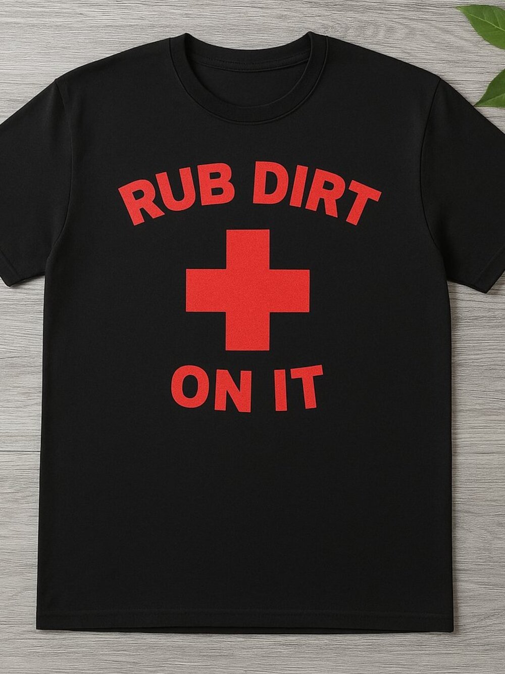 Black Baseball Humor Graphic Tee Bold Red Cross Sports Quote Shirt